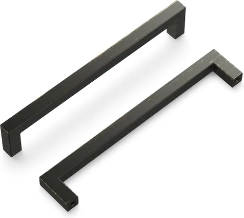 Miniatura 38 de Hickory Hardware - HH075326-BGB - Manija de la colección Skylight, 3 pulgadas de centro a centro, latón dorado cepillado.