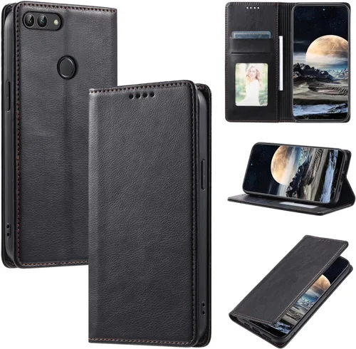 Miniatura 33 de Funda de cuero compatible con Google Pixel 7, compatible con Google Pixel 7 5G GVU6C GQML3 Flip Folio PU Funda de cuero negro