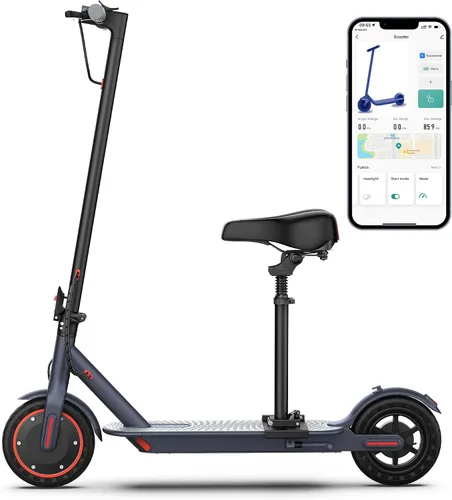 Miniatura 20 de MAXSHOT Scooter eléctrico para adultos, neumáticos de 8.5/10/14 pulgadas, 19/22 mph, motor de 350 W/500 W, rango de 21-28 millas, plegable con doble