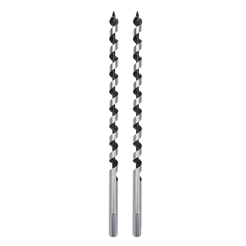 Miniatura 8 de Broca helicoidal de 0.94 x 11.8 pulgadas para madera, broca helicoidal con vástago hexagonal para madera blanda, madera dura, plástico