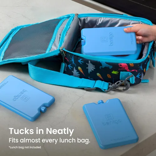 Miniatura 4 de Bentgo Chillers Ice Packs: diseño delgado y reutilizable de enfriamiento de congelación rápida mantiene la comida fresca en loncheras, bolsas