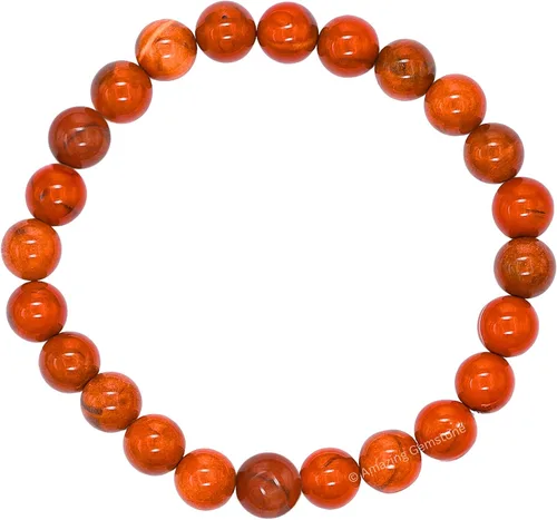 Miniatura 282 de Amazing Gemstone Pulsera de cristal para mujeres y hombres, pulsera de cristal curativo de protección, pulsera elástica con cuentas de piedras