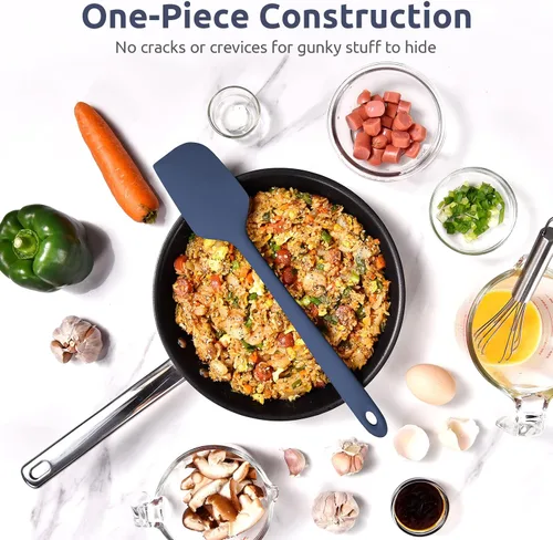 Miniatura 9 de U-Taste - Espátula de silicona extra grande de 14 pulgadas: U-Taste 600ºF, resistente al calor, flexible, mezcla, agitación, raspado, tazón