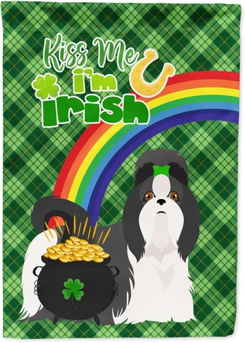 Miniatura 18 de Caroline's Treasures WDK4731GF - Bandera decorativa para jardín del día de San Patricio, color negro y tostado, Airedale Terrier, para jardín