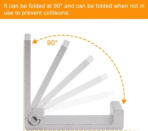 Miniatura 4 de 5 ganchos plegables para colgar en la pared, ganchos plegables de aleación de aluminio, gancho plegable de aleación de aluminio para toallas
