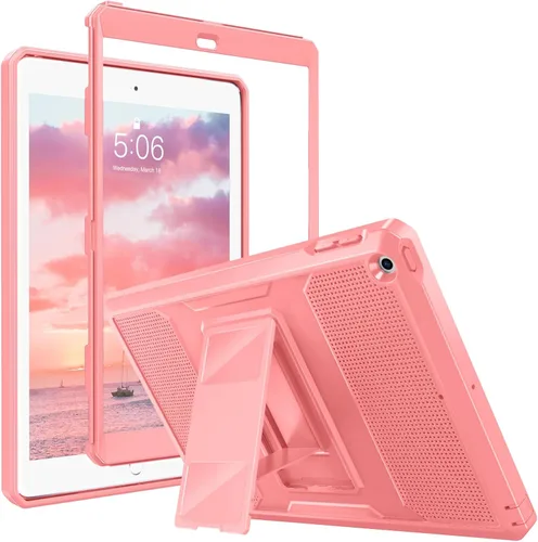 Miniatura 10 de MoKo Funda Compatible con iPad 9.7 de 2018/2017 6ª/5ª Generación - [Resistente] Funda Híbrida Protectora de Cuerpo Completo a Prueba de Golpes
