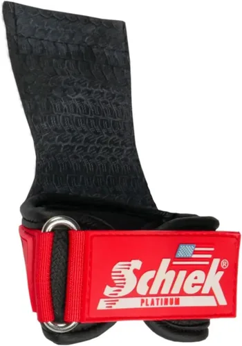 Miniatura 12 de Schiek Sports Model 1907 Platinum Edition Ultimate Grips - Correas de levantamiento de pesas 3 en 1, muñequeras y almohadillas de agarre, control