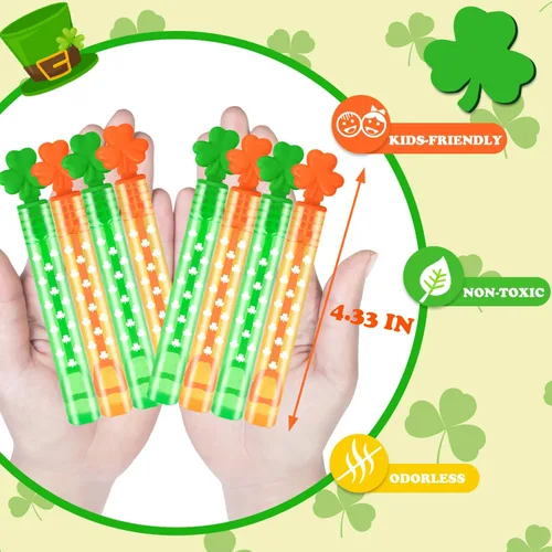 Miniatura 2 de Burbujas Mini del Día de San Patricio, Obsequios de Fiesta, Juguetes para Niños, Paquete de 20, Premios de Golosinas Sin Dulces de San Patricio