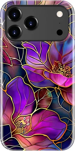 Miniatura 83 de LUHOURI Funda para iPhone 12 Mini, compatible con carga inalámbrica, doble capa, interior de silicona suave + carcasa exterior dura, bonito diseño