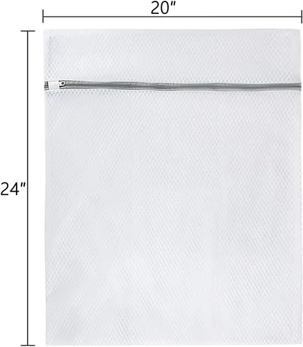 Miniatura 2 de Vivifying Bolsas de malla XL grandes, paquete de 2 bolsas de malla de panal de 20 x 24 pulgadas para lavadora, ropa delicada, suéter, abrigos
