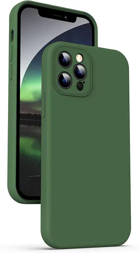 Miniatura 85 de Supdeal Funda de silicona líquida para iPhone 12 Pro Max, [protección de cámara] [antihuellas dactilares] [carga inalámbrica] Funda protectora de 4