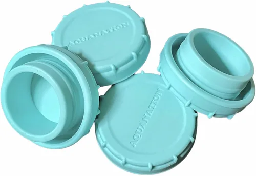 Miniatura 3 de AquaNation Reemplazo de tapa de rocío: 2.165 in a presión para botellas de agua de 3 y 5 galones, a prueba de fugas, reutilizables, sin BPA