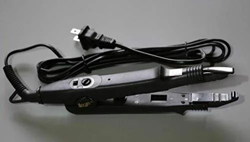 Miniatura 4 de JR611-Black-A Set" - Herramienta de termostato de extensión de cabello de fusión PTC de hierro sin rastro, alicates de calefacción, conector