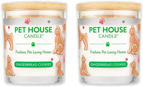 Miniatura 26 de One Fur All, Pet House - Vela 100 % cera de soja, eliminador de olores de mascotas para el hogar, velas aromáticas, no tóxicas y ecológicas