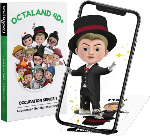 Miniatura 9 de Octagon Studio Tarjetas 4D humanoides para aprendizaje STEM en casa