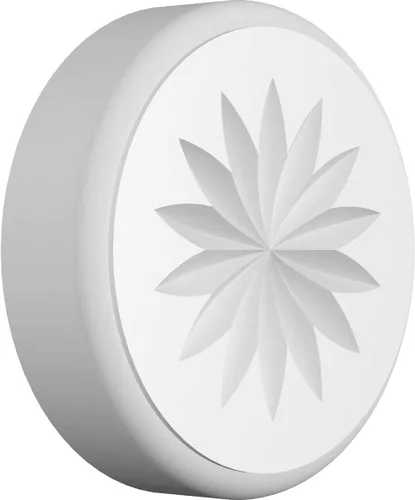 Miniatura 9 de Ekena Millwork ROSP050X050X100GRY11 Roseta estándar con borde redondeado, 5 pulgadas de ancho x 5 pulgadas de alto x 1 pulgadas de alto, PVC