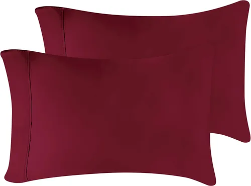 Miniatura 9 de Superior MO300SDPC SLBK, Fundas de almohada de algodón de 300 hilos con cierre de sobre, estándar, color negro, 2 piezas