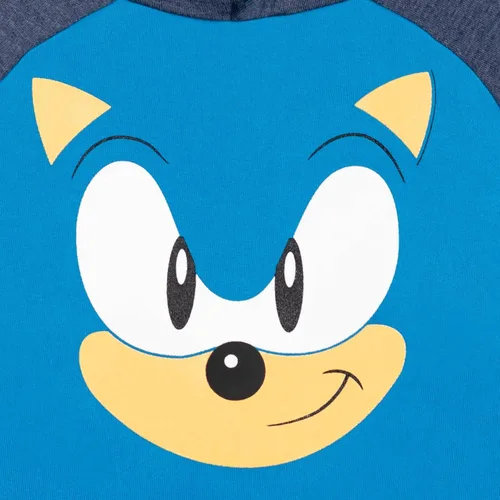 Miniatura 3 de SEGA Tails Sonic The Hedgehog Knuckles - Sudadera con capucha para niños pequeños y grandes
