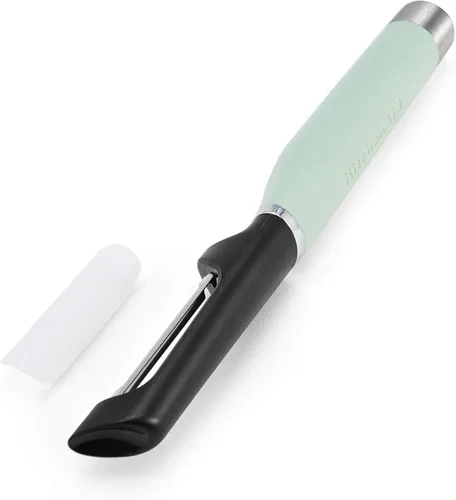 Miniatura 9 de KitchenAid Gourmet Euro Peeler, 8.7 pulgadas, Aqua Sky aguamarina (Aqua Sky)