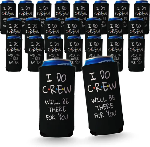 Miniatura 6 de VictoryStore Enfriadores de latas SLIM: enfriadores de latas Bachelorette SLIM I Do Crew Found My Lobster Skinny Can Coolers 6 Damas de honor