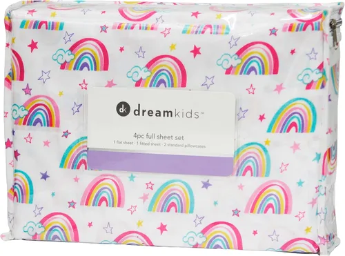 Miniatura 6 de Juego de sábanas tamaño individual para niños y niñas, sábanas para niños, linda sábana de cama, incluye sábana plana, ajustable y funda de Azul