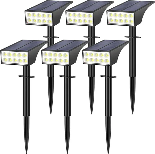 Miniatura 10 de WENATY - Luces solares para exteriores impermeables IP65, [paquete de 12 unidades/4 modos] foco solar para exteriores, de crepúsculo a amanecer