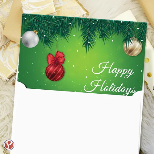 Miniatura 5 de Tarjetas de felicitación y sobres de Feliz Festividad – Ideal para invitaciones de fiesta de Año Nuevo, negocios y corporativos, anuncios, tarjetas