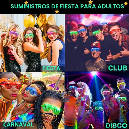 Miniatura 5 de TURNMEON Paquete de 20 lentes LED, regalos de fiesta para el día de San Valentín, 6 colores que brillan en la oscuridad, suministros de fiesta