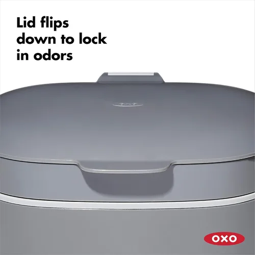 Miniatura 5 de OXO Good Grips - Contenedor de compost fácil de limpiar, carbón (1,75 galones)