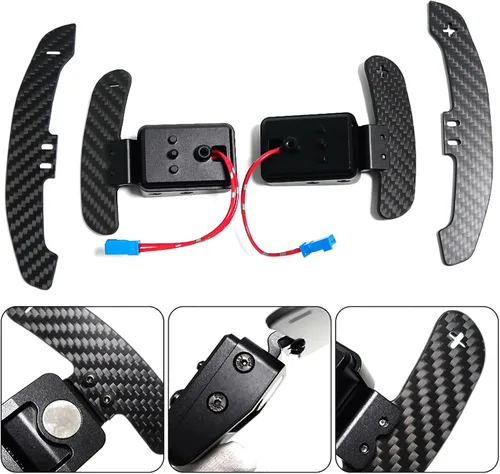 Miniatura 6 de Cambio magnético de paletas de coche para BMW M2 M3 M4 G87 G20 G30 G80 G82 F80 F82 F87 F30 F32 Z4 G29 F20 F30 F31 F32 F33 G22 G23, fibra de carbono