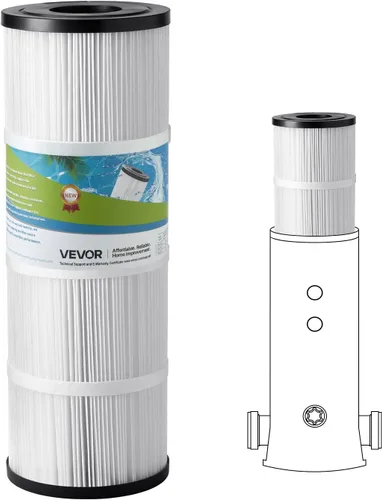 Miniatura 25 de VEVOR Depósito de filtro de piscina Pro 2026 y elemento para piscinas sobre el suelo y enterradas, sistema limpiador grande de 520-525 pies
