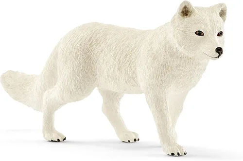 Schleich Wild Life, figura de animal, juguetes de animales para niños y niñas de 3 a 8 años, zorro ártico