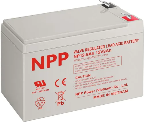 Miniatura 11 de NPP Batería HR1224W de 12 V 6 Ah, batería de repuesto de UPS AGM de alta velocidad de 144 W con terminales F2, compatible con APC RBC154, BE600M1