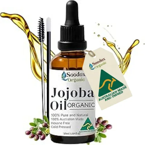 Miniatura 9 de Soodox Orgánico Aceite de ricino 100% orgánico certificado Paquete de 2 botellas de vidrio de 1.7 fl oz – puro prensado en frío/libre