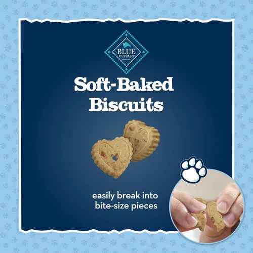 Miniatura 4 de Blue Buffalo Baby Blue Galletas Blandas con DHA, Golosinas Naturales para Cachorros, Ideales para Entrenamiento, con Pollo y Zanahorias, Bolsa de 8