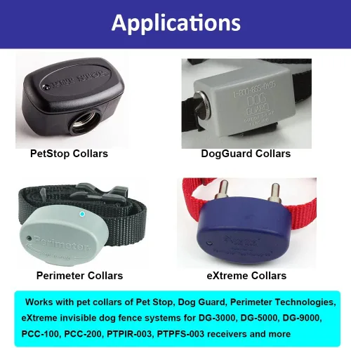 Miniatura 3 de Baterías de repuesto de 6 V para parada de mascotas, perímetro, protector de perros y collares extremos para perros, paquete de 5 y 10 opciones