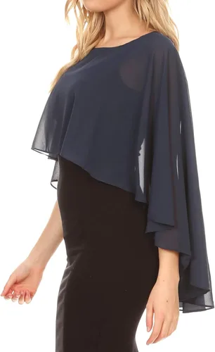 Miniatura 4 de Sakkas Anya - Capa de gasa suave para mujer, para boda, dama de honor, novia, bolero
