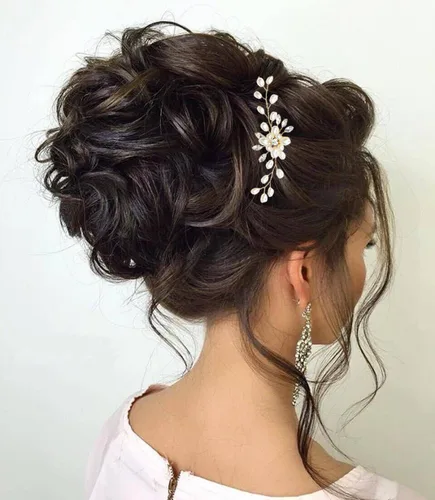 Miniatura 5 de ULTIMUTE Peine para el pelo y 4 pines, accesorios para el cabello de novia, con diamantes de imitación de cristal de perla, peine y horquillas