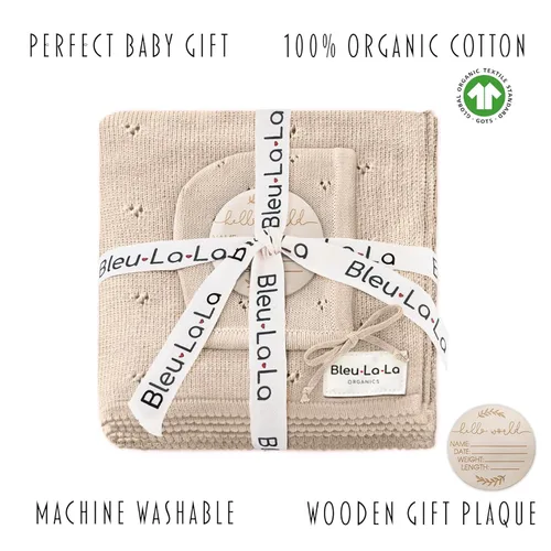Miniatura 3 de Set de regalo para bebé: manta esencial de algodón orgánico para recién nacido, baby shower reflexivo y regalo de nuevo bebé para niños y niñas 13