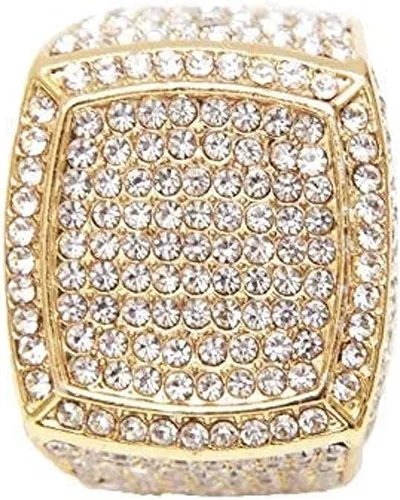 Miniatura 6 de Charles Raymond Bling Bling Hip Hop Iced Out Luxury BIG Oversize Anillo para hombre - 444