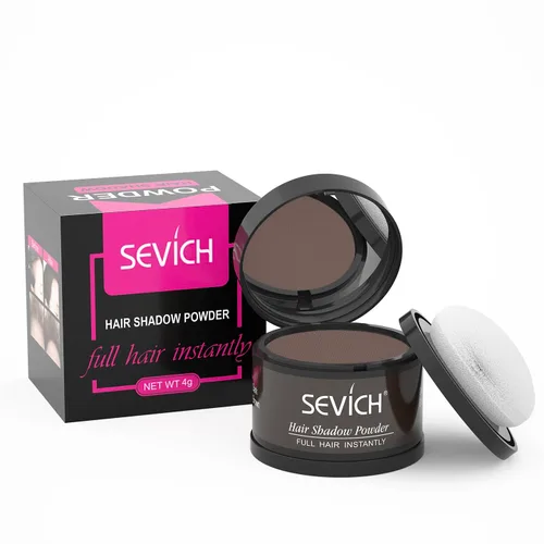 Miniatura 22 de Sevich - Sombra instantánea en polvo para línea capilar de cobertura rápida, corrector rápido de raíz de canas finas, cejas y barba, resistente al
