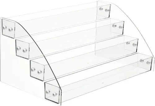 Miniatura 10 de Homakover Organizador de pintura acrílica de 3 capas, soporte de pintura perfecto para manualidades, almacenamiento de pinturas de pasatiempos