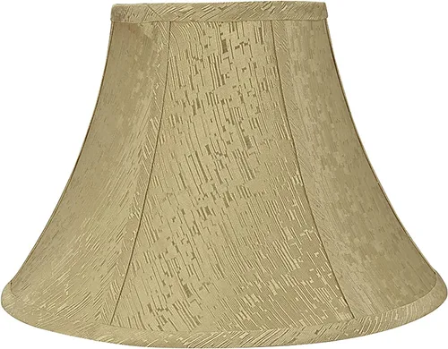 Miniatura 9 de Aspen Creative 58053A Bell Uno - Pantalla de lámpara en gasa blanca, 7 pulgadas superior x 14 pulgadas inferior x 11 pulgadas de altura inclinada