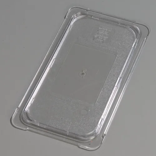 Miniatura 13 de Carlisle FoodService Products StorPlus Tapa plana, cubierta para bandejas de comida de tamaño 1/3, 12.75 x 7 pulgadas, 1 unidad, transparente