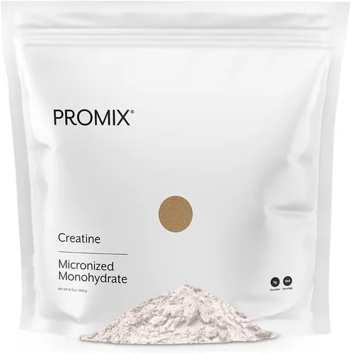 ProMix Nutrition Creatina Monohidrato en Polvo, Sin Sabor - 5g de Creatina Micronizada por Porción - Aumenta el Aumento Muscular, Fuerza y Potencia