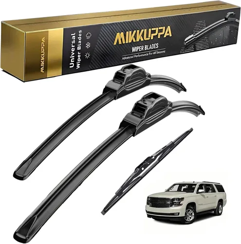 Miniatura 58 de MIKKUPPA Juego de 3 limpiaparabrisas de 22+21+12 pulgadas - Reemplazo para Dodge Durango 2011-2023, Jeep Grand Cherokee 2011-2013 - Limpiaparabrisas