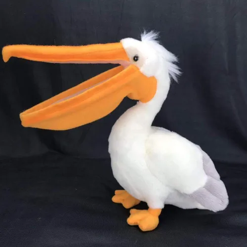 Miniatura 2 de Juguetes de peluche para pájaros, animal de peluche suave para niños y decoración del hogar, bonita muñeca de peluche con pico naranja de 30 pulgadas