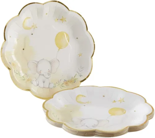 Miniatura 12 de Kate Aspen Elephant Baby Shower - Servilletas de papel de 2 capas, color azul (juego de 30) Little Peanut, servilletas decorativas gruesas