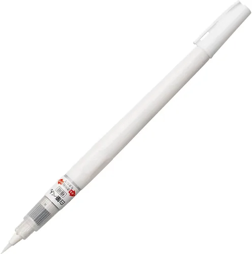 Kuretake Zig Fude - Rotulador de punta fina, tinta blanca recargable, para caligrafía, manga, dibujo, profesional, artista, fabricado en Japón