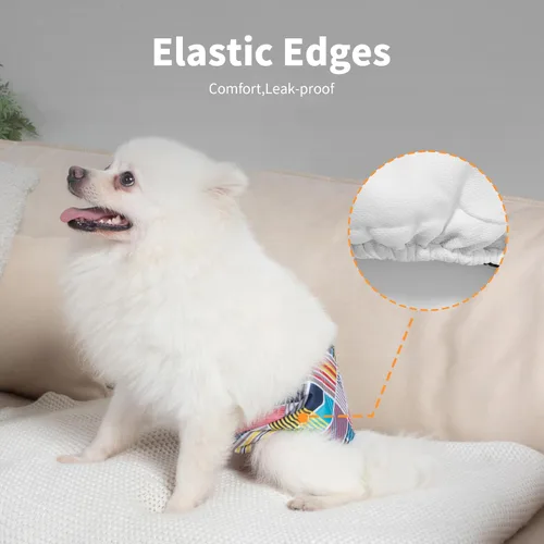 Miniatura 8 de vecomfy - Pañales lavables y reutilizables a prueba de fugas para perros machos de tamaño pequeño, 5